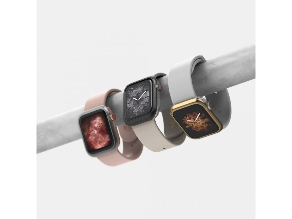 Bezel Styling pouzdro pro Apple Watch 44 mm šedé (RGAP0012)