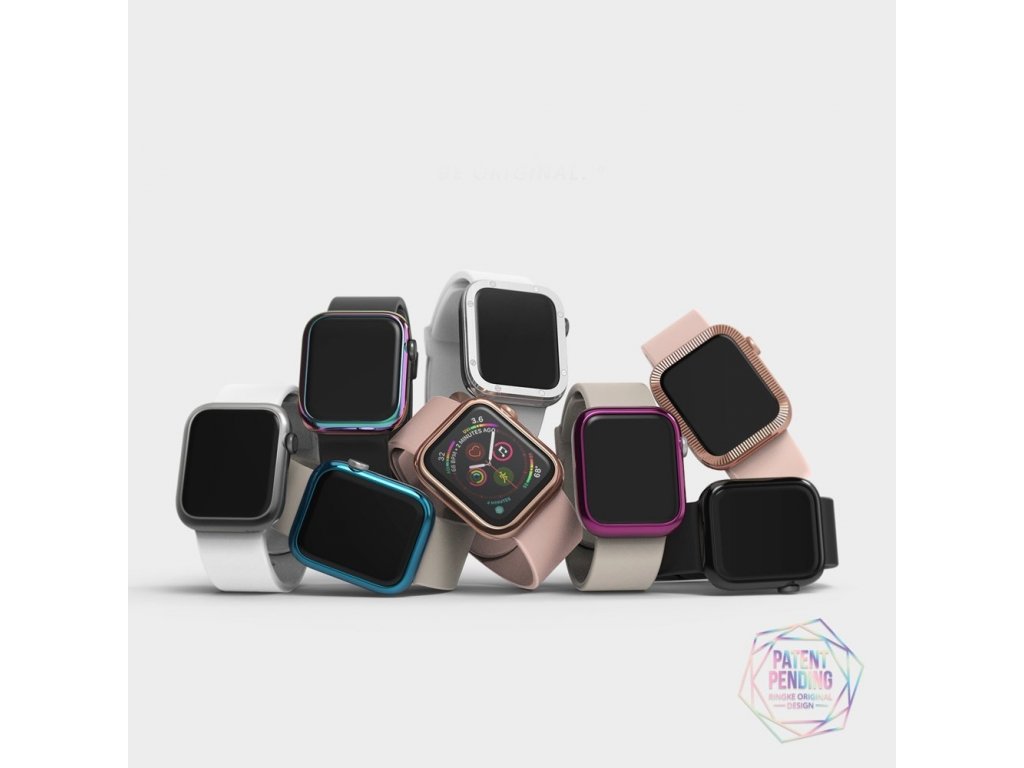 Bezel Styling pouzdro pro Apple Watch 44 mm šedé (RGAP0012)