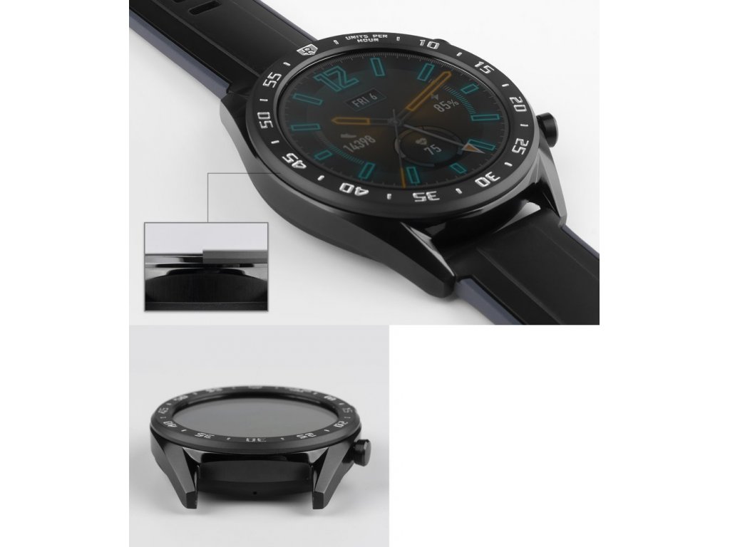 Bezel Styling pouzdro / rám pro Huawei Watch GT černé (RGHW0001)