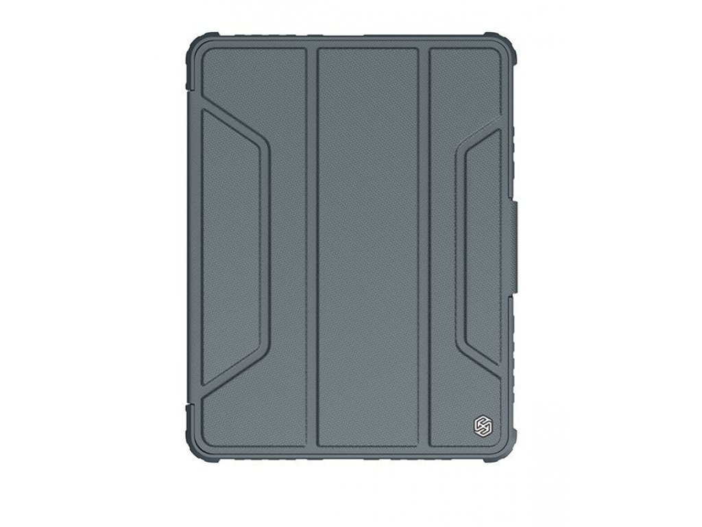 Bumper PRO Ochranný kryt s funkcí stojánku pro iPad 10.9 2020/Air 4/Pro 11 2020 šedý