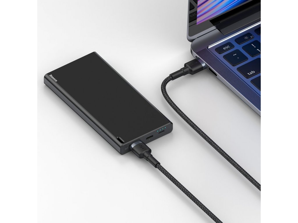 Prodlužovací nylonový kabel USB 3.0 / USB 3.0  2 A 1 m - šedý