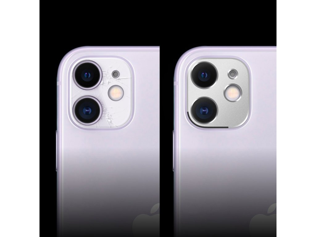 Camera Styling tvrzené sklo 9H na celou kameru iPhone XR (imituje kameru iPhone 11) (ACCS0002)