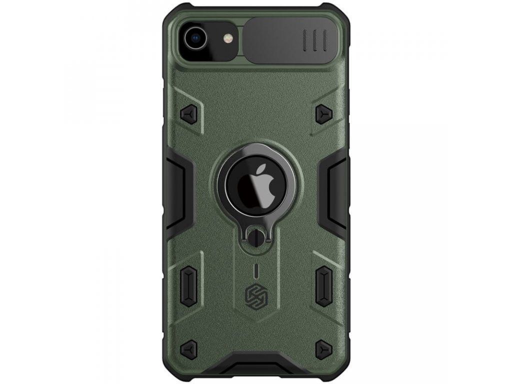 CamShield Armor Pouzdro pro iPhone 7 / 8 / SE 2020 tmavě zelené