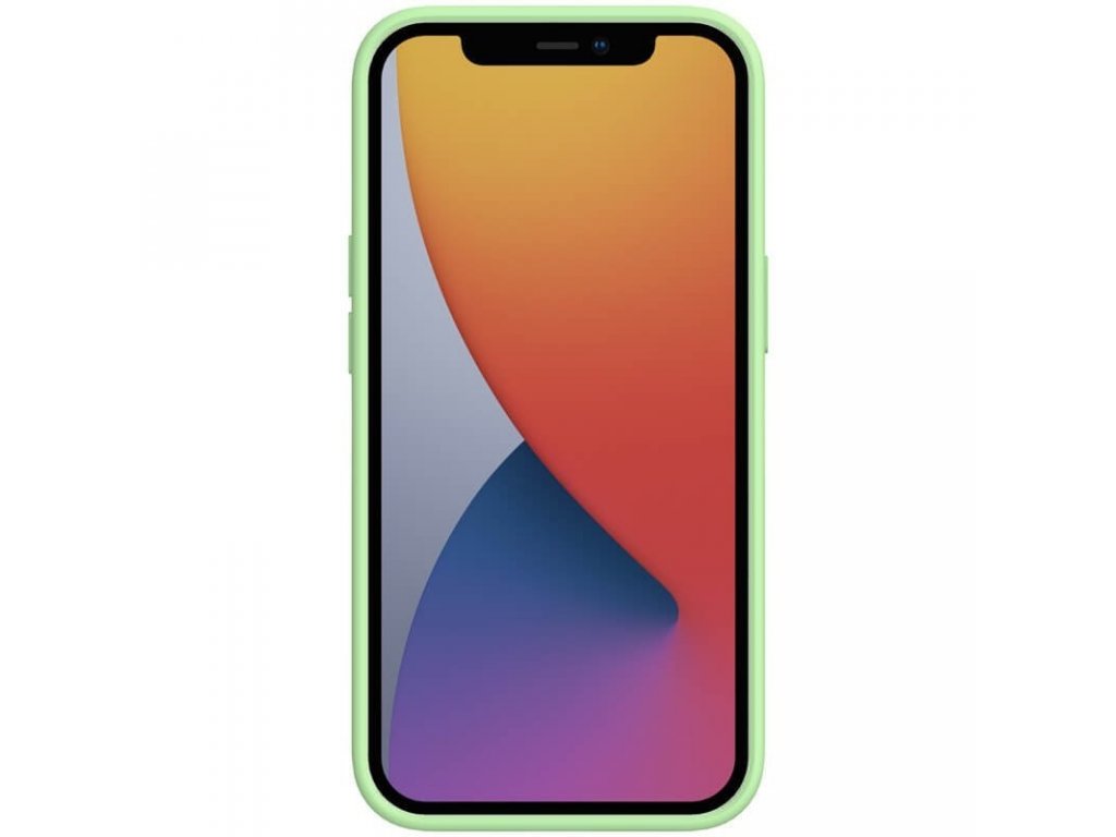 CamShield Silky Silikonový Kryt pro iPhone 13 Pro Max mátově zelený