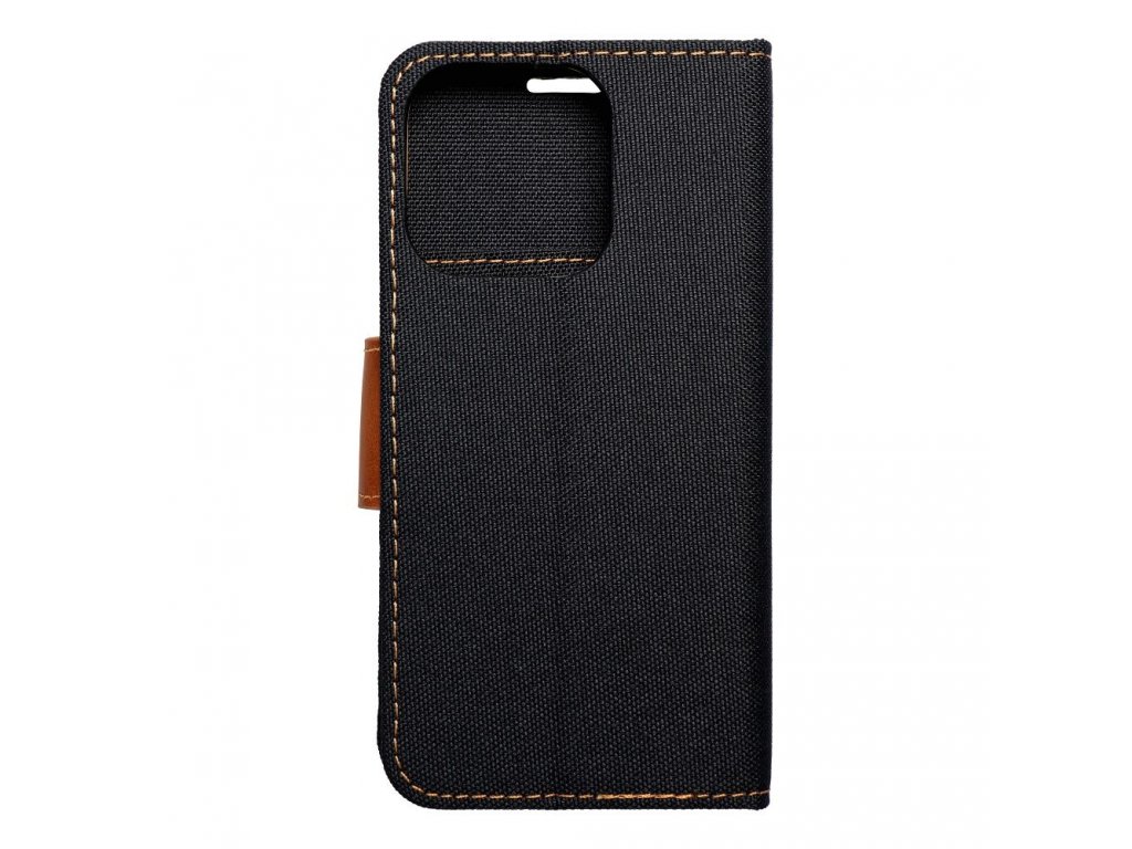 CANVAS Book case for IPHONE 15 Pro black