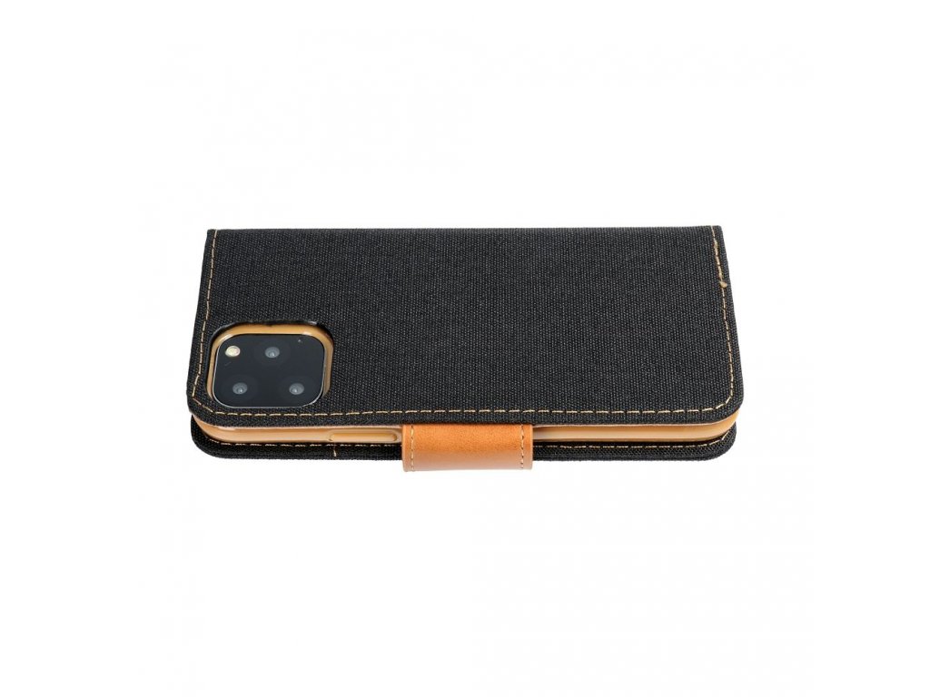 CANVAS Book case for IPHONE 15 Pro black