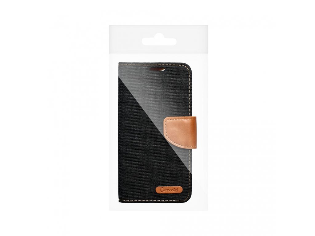 CANVAS Book case for IPHONE 15 Pro black