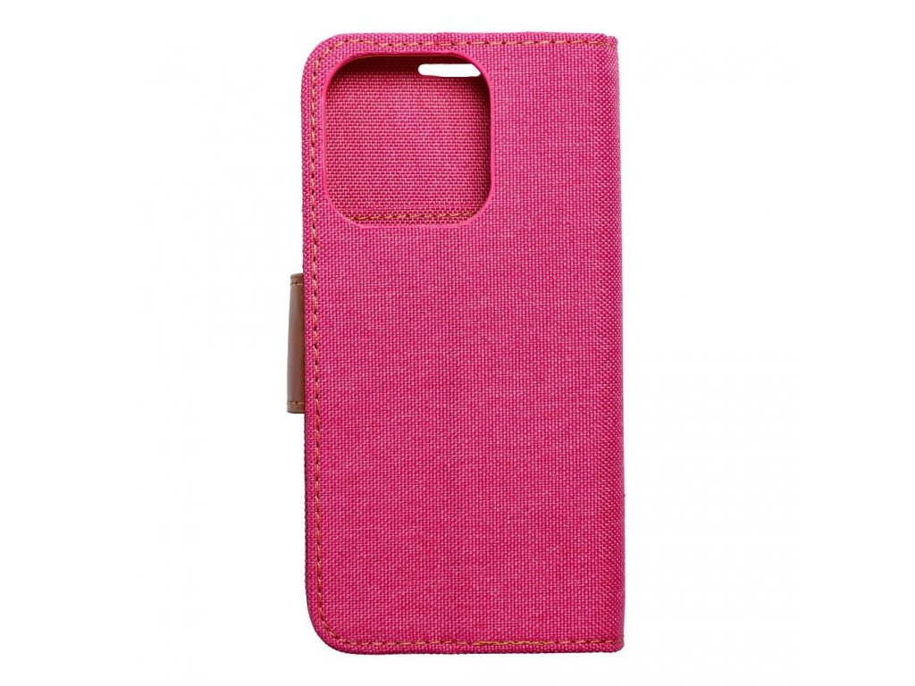 CANVAS Book case for IPHONE 15 Pro pink