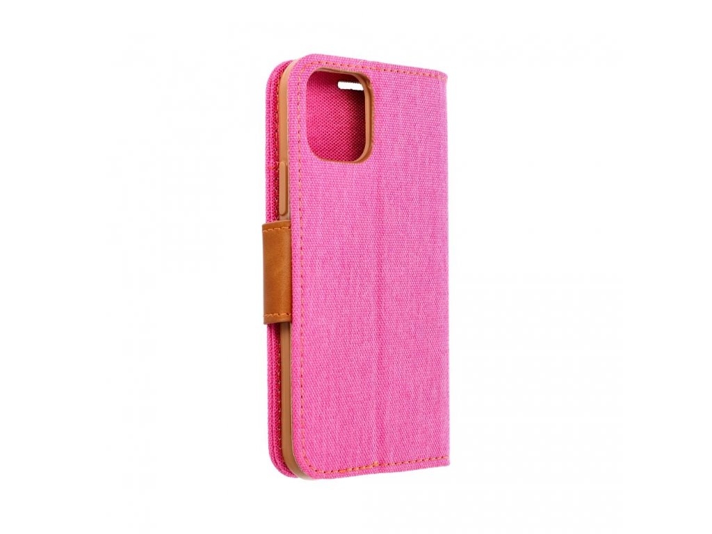 CANVAS Book case for IPHONE 15 Pro pink