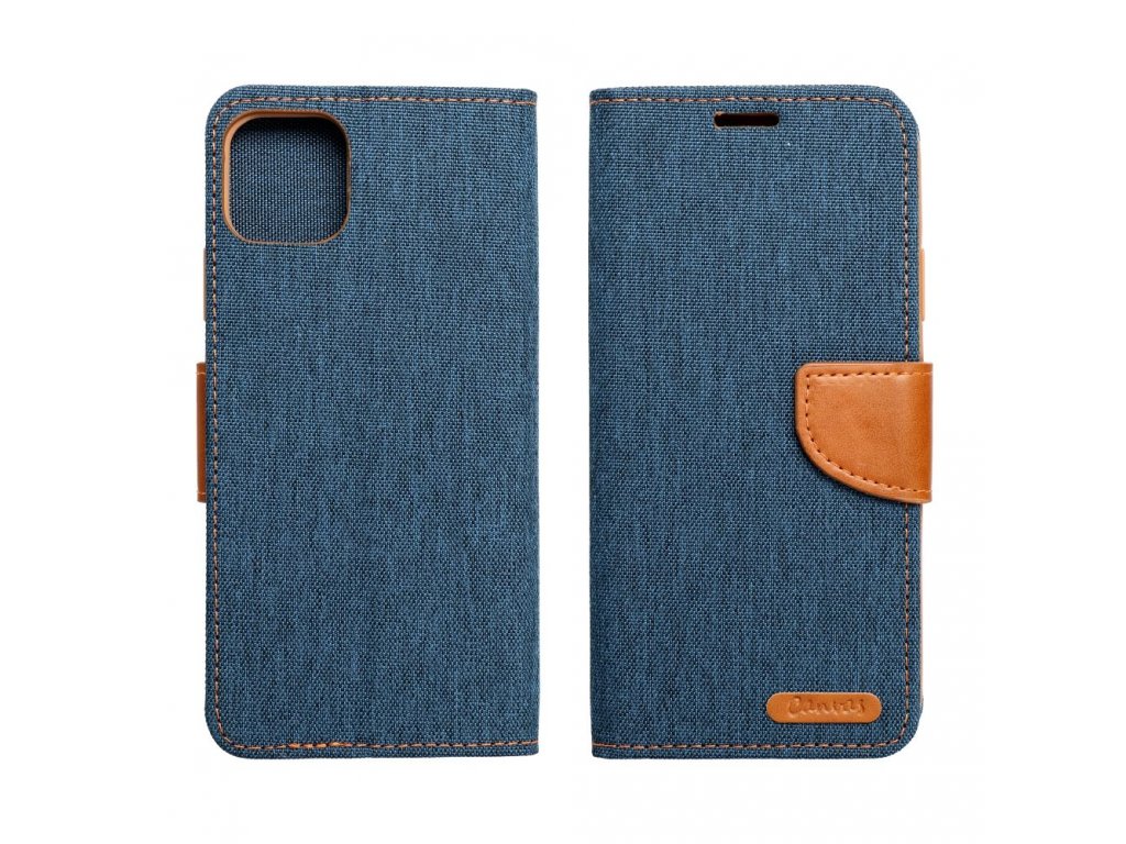 Pouzdro CANVAS Book pro XIAOMI Redmi 12C - navy modré