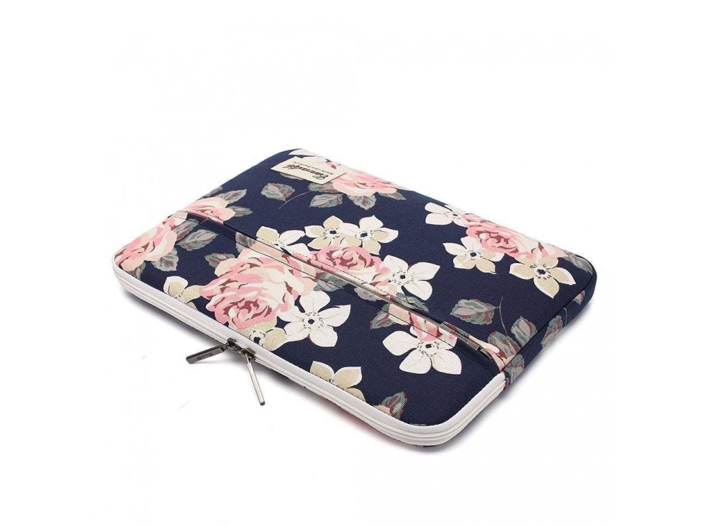 Canvaslife Sleeve taška na notebook 13-14 - tmavě modrá/růžová