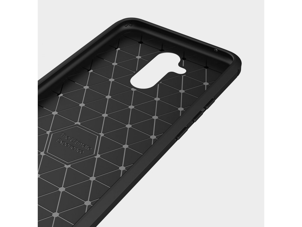 Carbon Case elastické pouzdro Huawei Mate 20 Lite červené