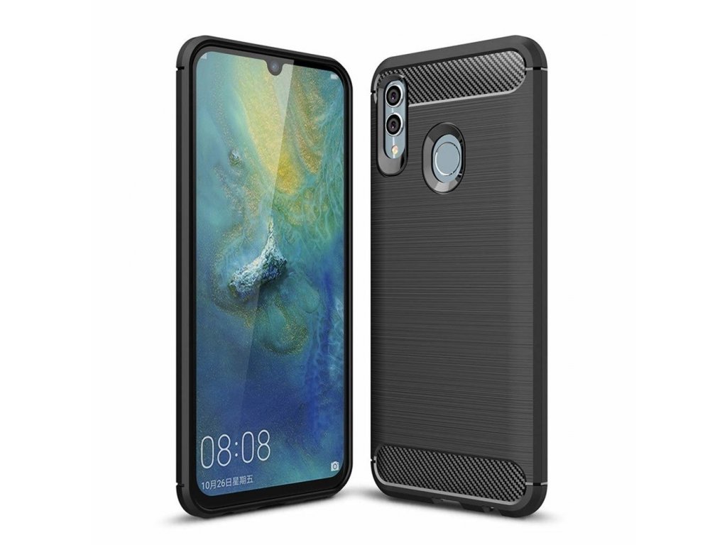 Carbon Case elastické pouzdro Huawei P Smart 2019 černé