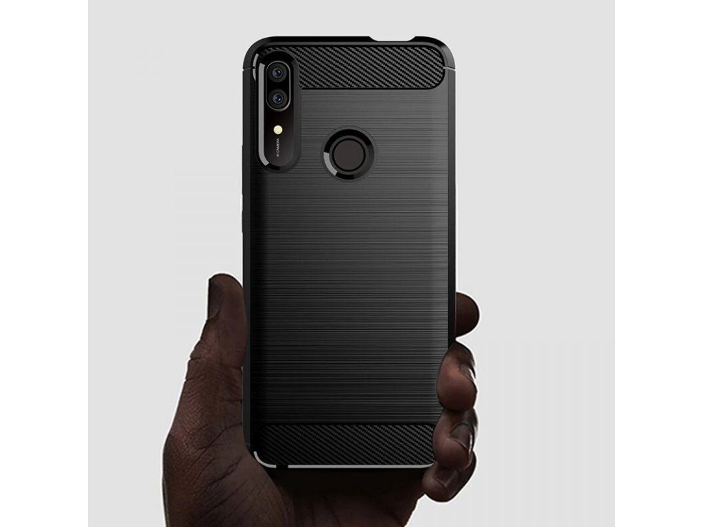 Carbon Case elastické pouzdro Huawei P Smart Z černé