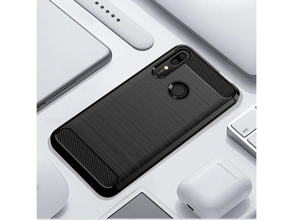 Carbon Case elastické pouzdro Huawei P Smart Z černé