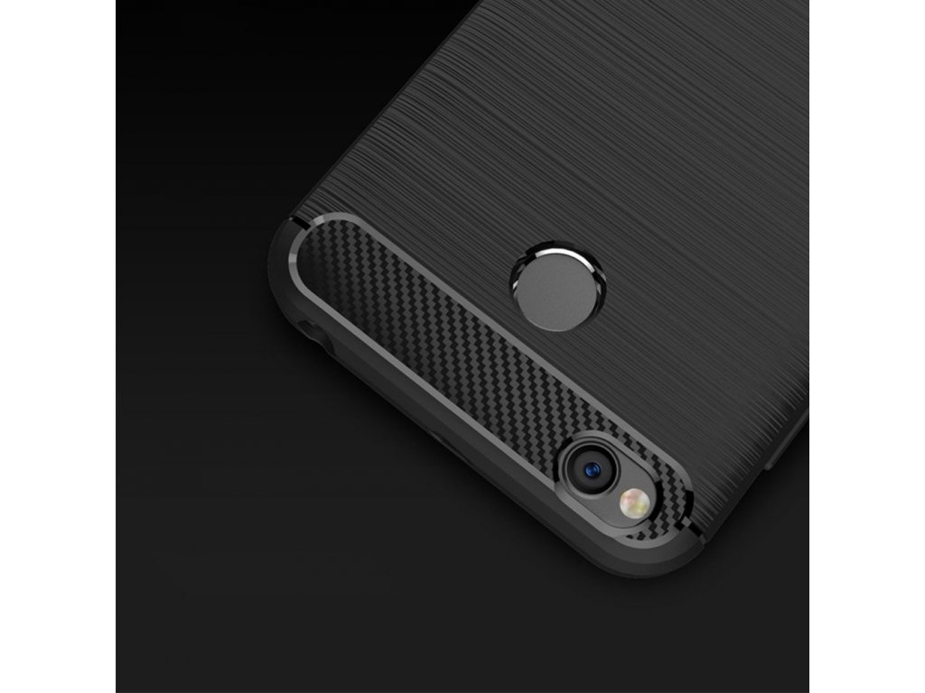 Carbon Case elastické pouzdro Huawei P20 Lite černé