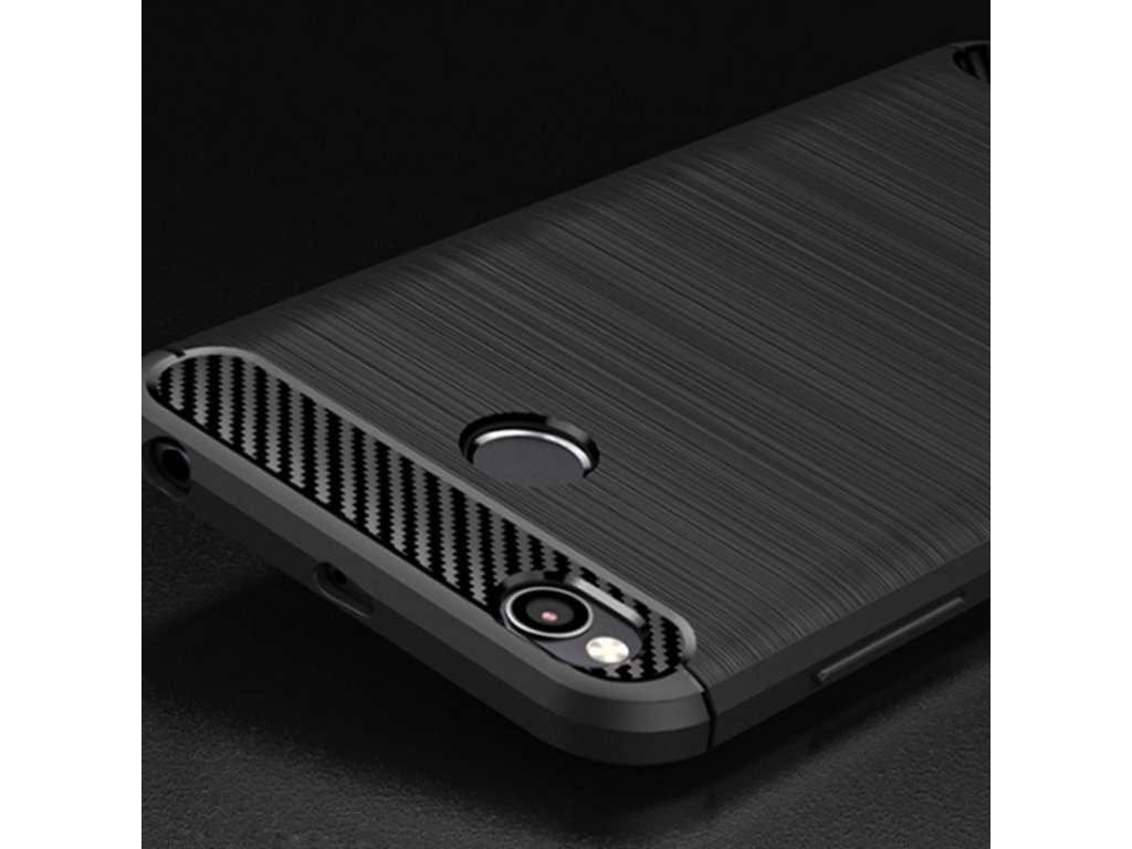 Carbon Case elastické pouzdro Huawei P20 Lite černé