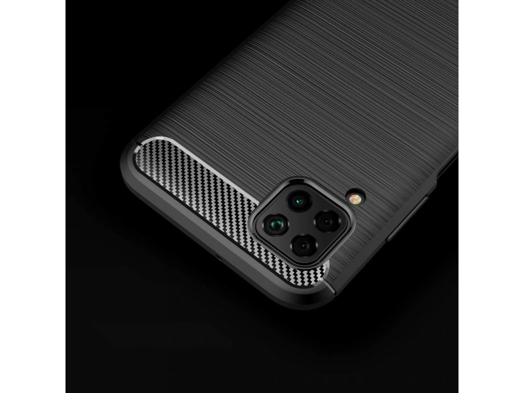 Carbon Case elastické pouzdro Huawei P40 Lite / Nova 7i / Nova 6 SE modré