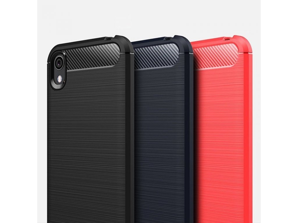 Carbon Case elastické pouzdro Huawei Y5 2019 modré