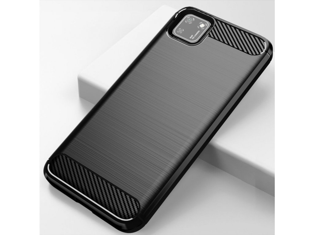 Carbon Case elastické pouzdro Huawei Y5p černé