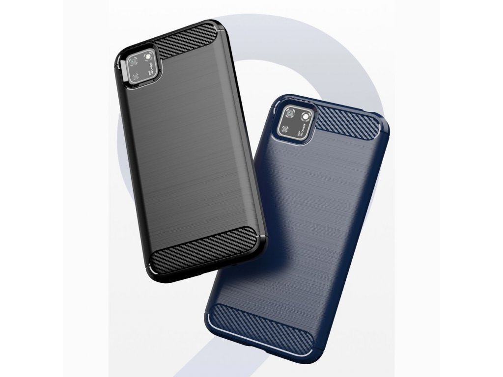 Carbon Case elastické pouzdro Huawei Y5p modré