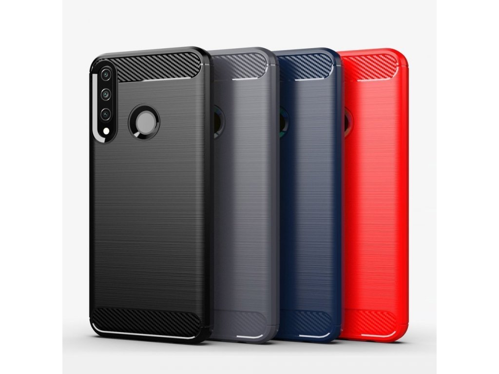 Carbon Case elastické pouzdro Huawei Y6p modré