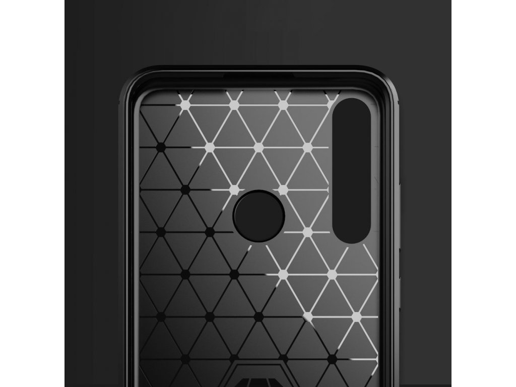 Carbon Case elastické pouzdro Huawei Y6p modré