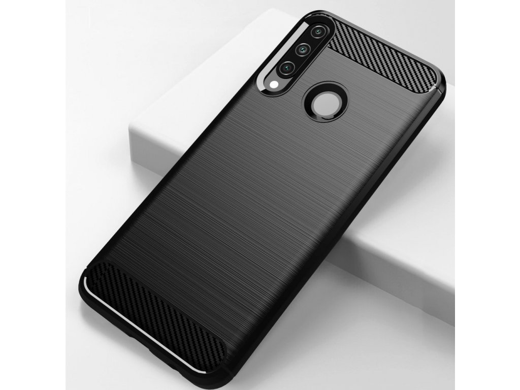 Carbon Case elastické pouzdro Huawei Y6p modré