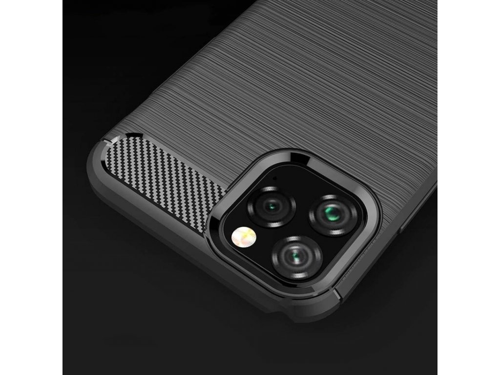 Carbon Case elastické pouzdro iPhone 11 modré