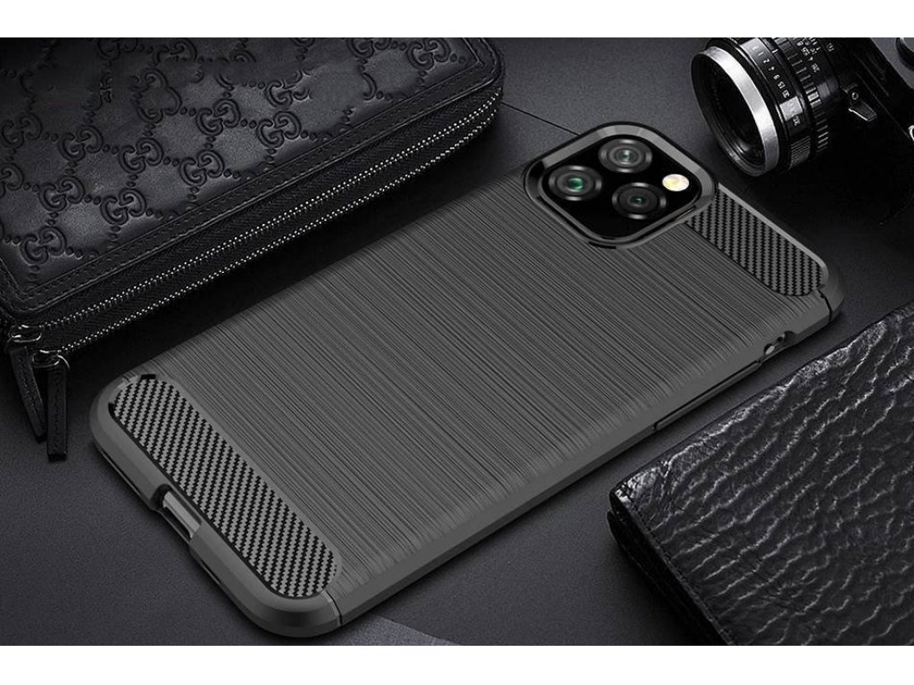 Carbon Case elastické pouzdro iPhone 11 modré