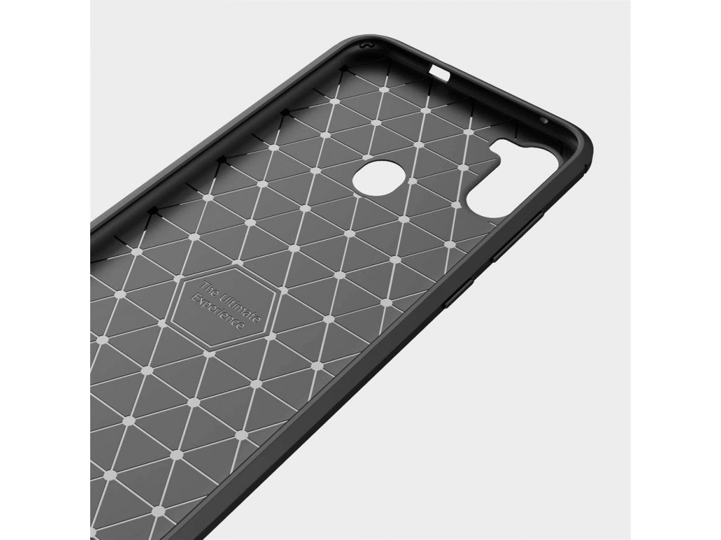 Carbon Case elastické pouzdro Samsung Galaxy A11 / M11 černé