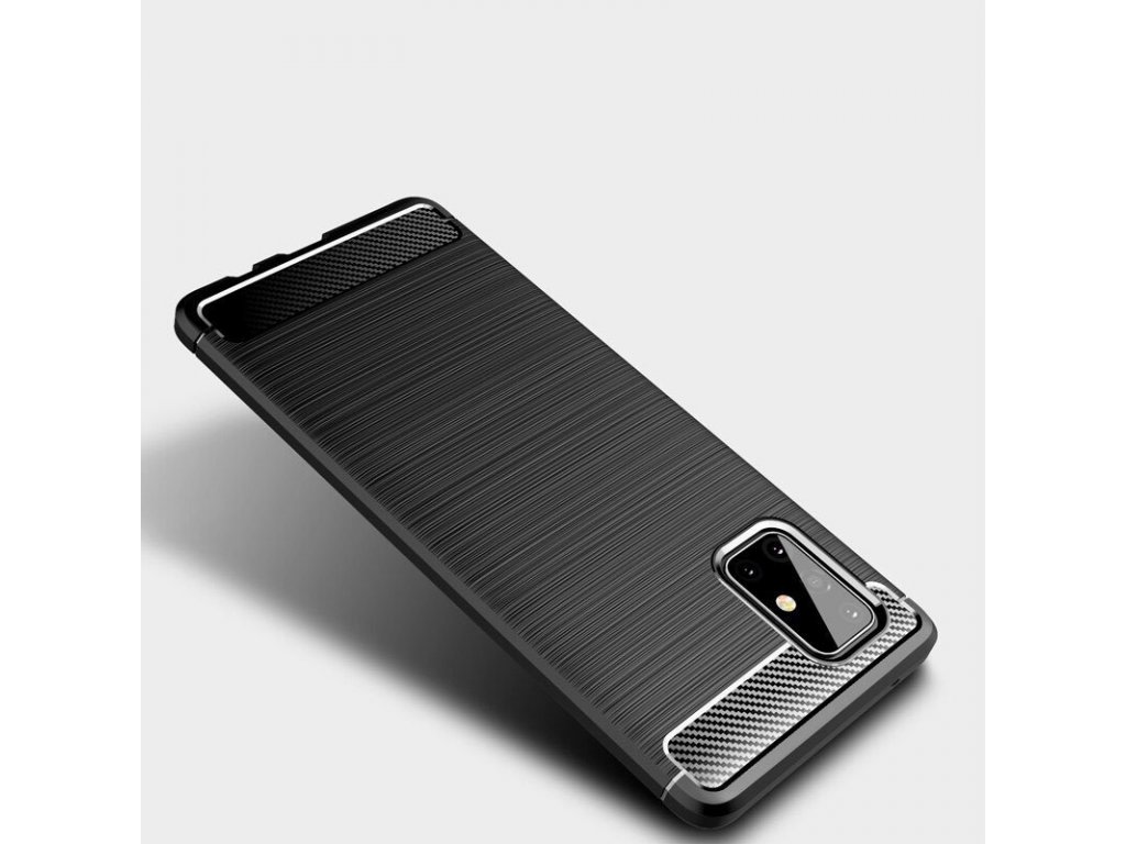 Carbon Case elastické pouzdro Samsung Galaxy A31 černé