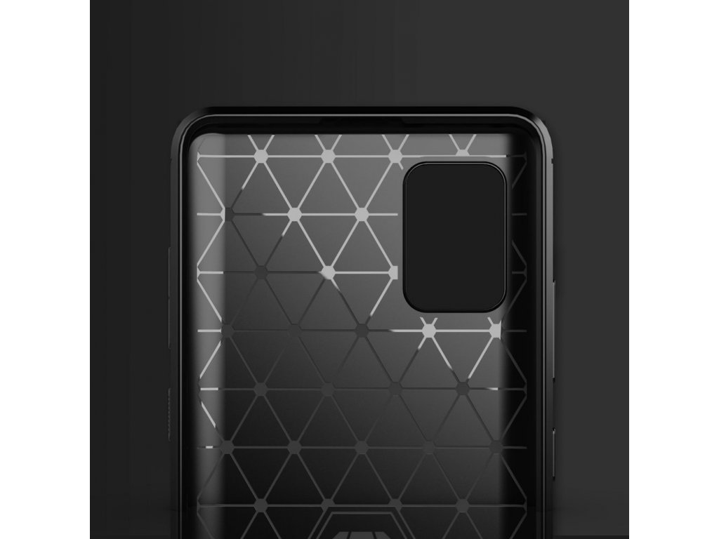 Carbon Case elastické pouzdro Samsung Galaxy A71 5G černé