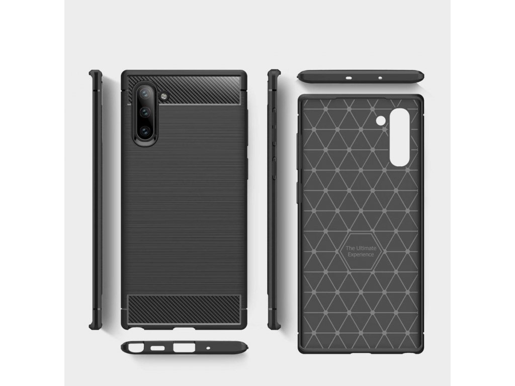 Carbon Case elastické pouzdro Samsung Galaxy Note 10 modré