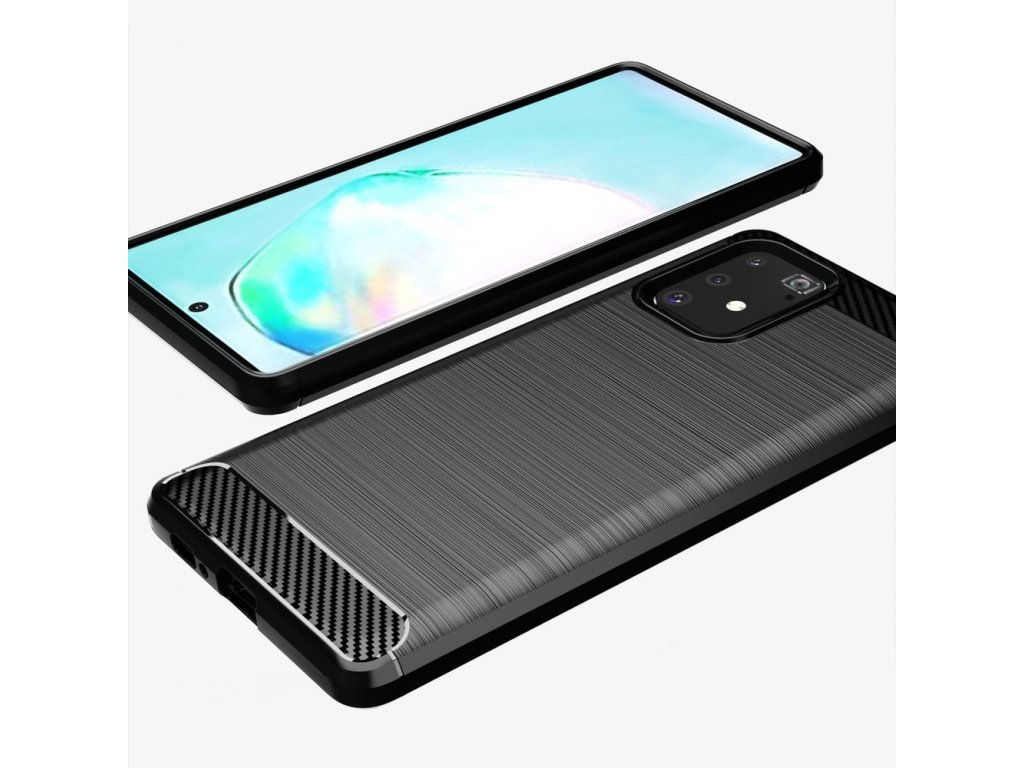 Carbon Case elastické pouzdro Samsung Galaxy S10 Lite modré