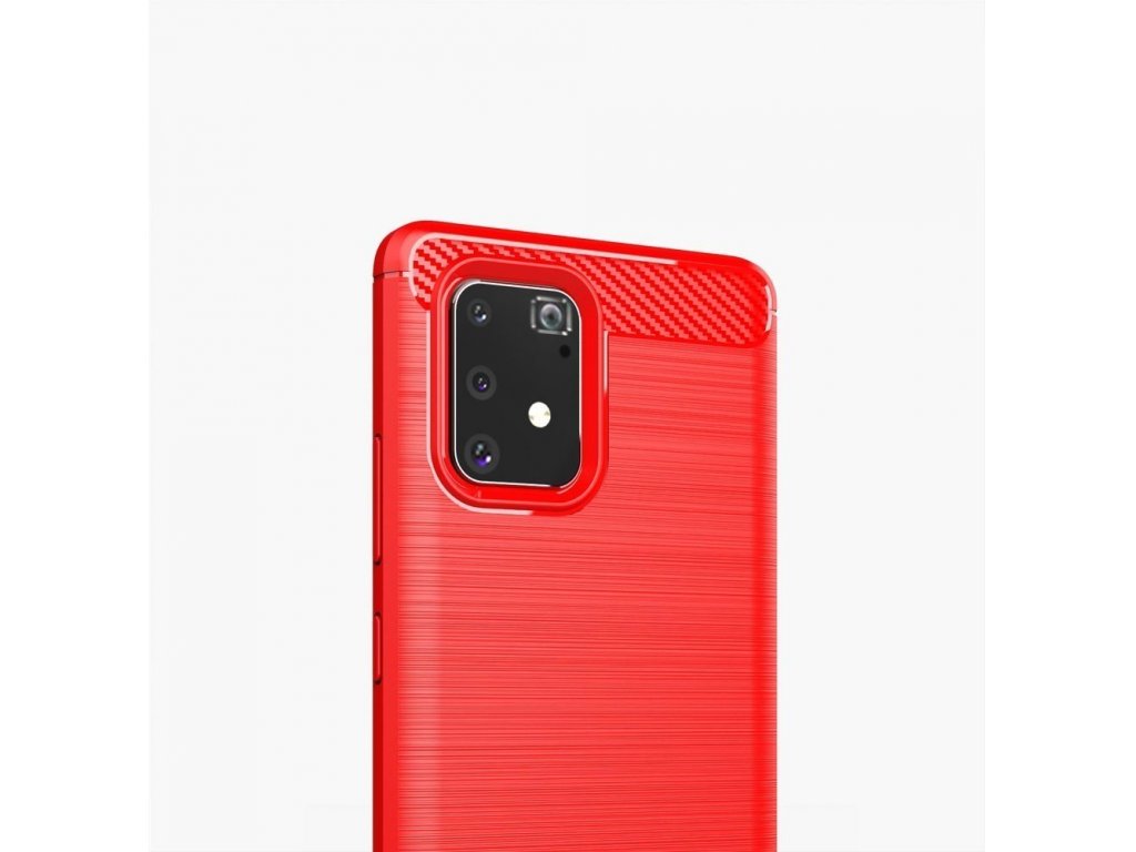 Carbon Case elastické pouzdro Samsung Galaxy S10 Lite modré