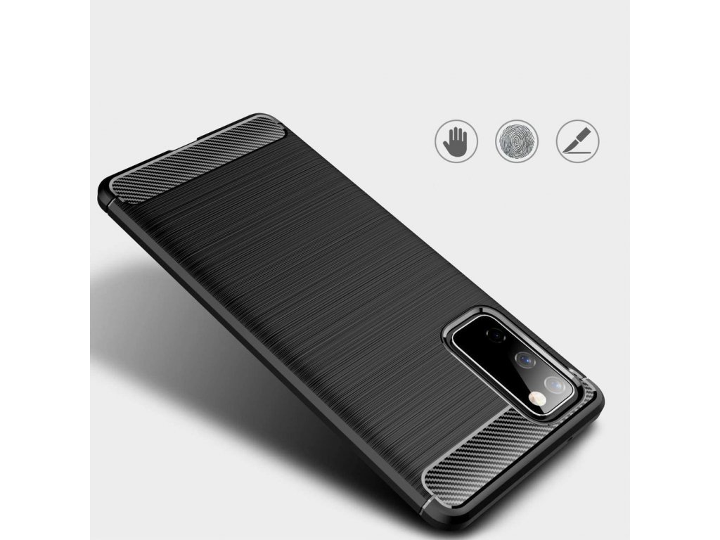 Carbon Case elastické pouzdro Samsung Galaxy S20 FE černé