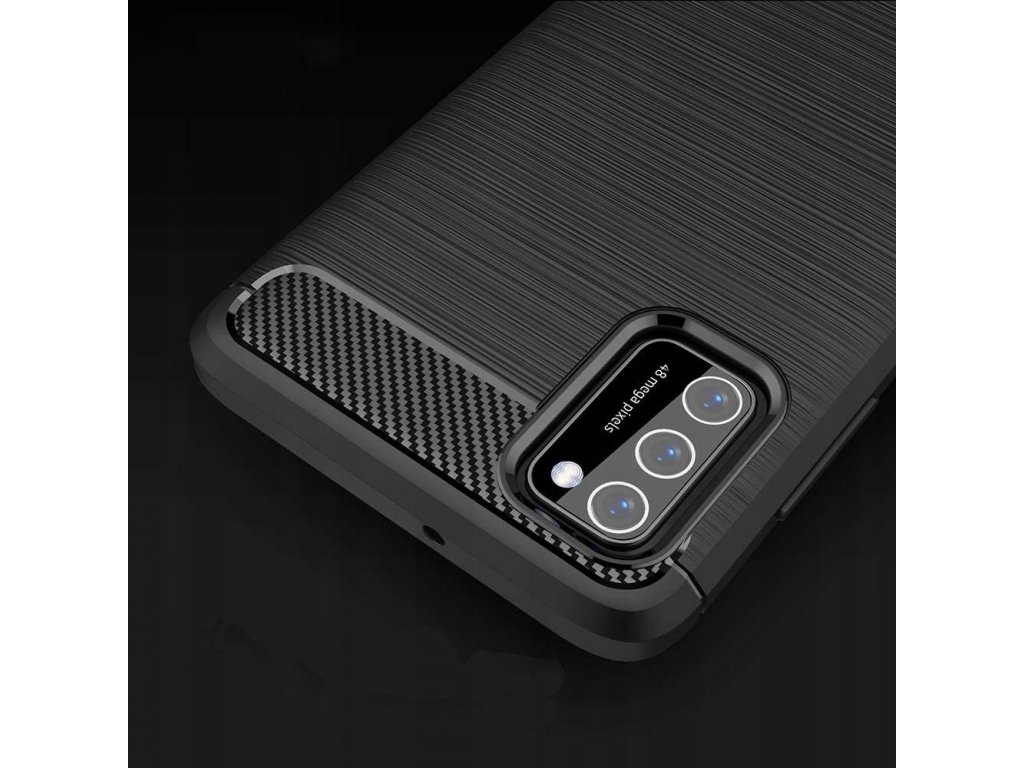 Carbon Case elastické pouzdro Xiaomi Poco M3 czarny