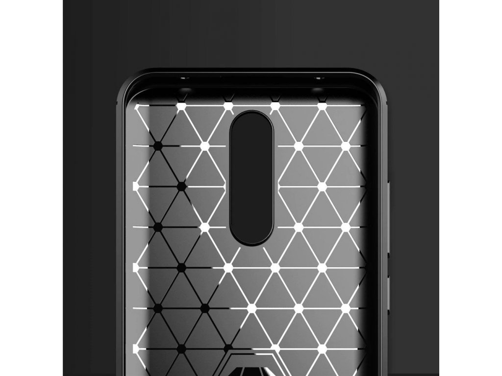 Carbon Case elastické pouzdro Xiaomi Redmi 8 černé