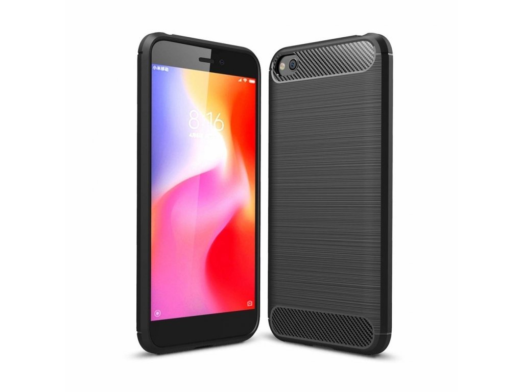 Carbon Case elastické pouzdro Xiaomi Redmi Go černé