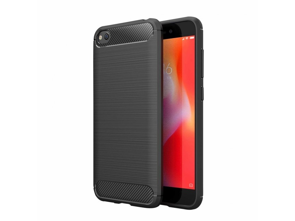 Carbon Case elastické pouzdro Xiaomi Redmi Go černé