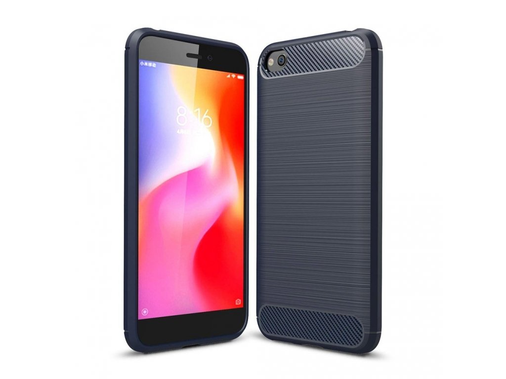 Carbon Case elastické pouzdro Xiaomi Redmi Go modré