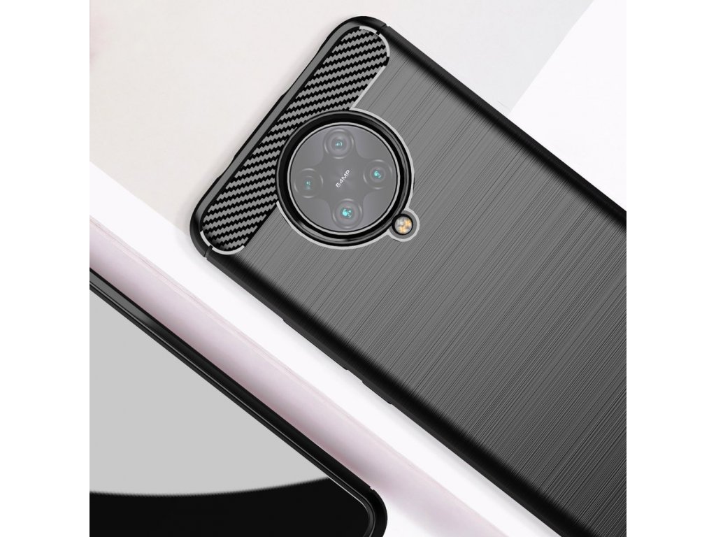 Carbon Case elastické pouzdro Xiaomi Redmi K30 Pro / Poco F2 Pro modré