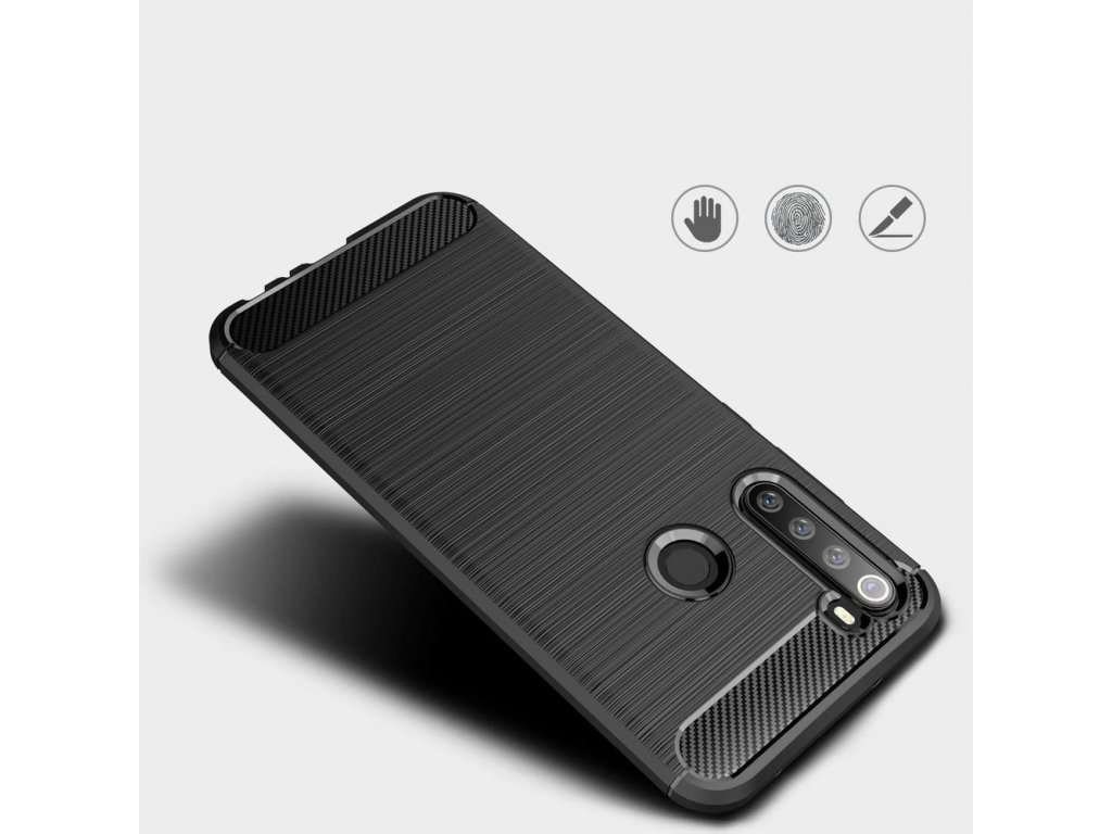 Carbon Case elastické pouzdro Xiaomi Redmi Note 8 modré