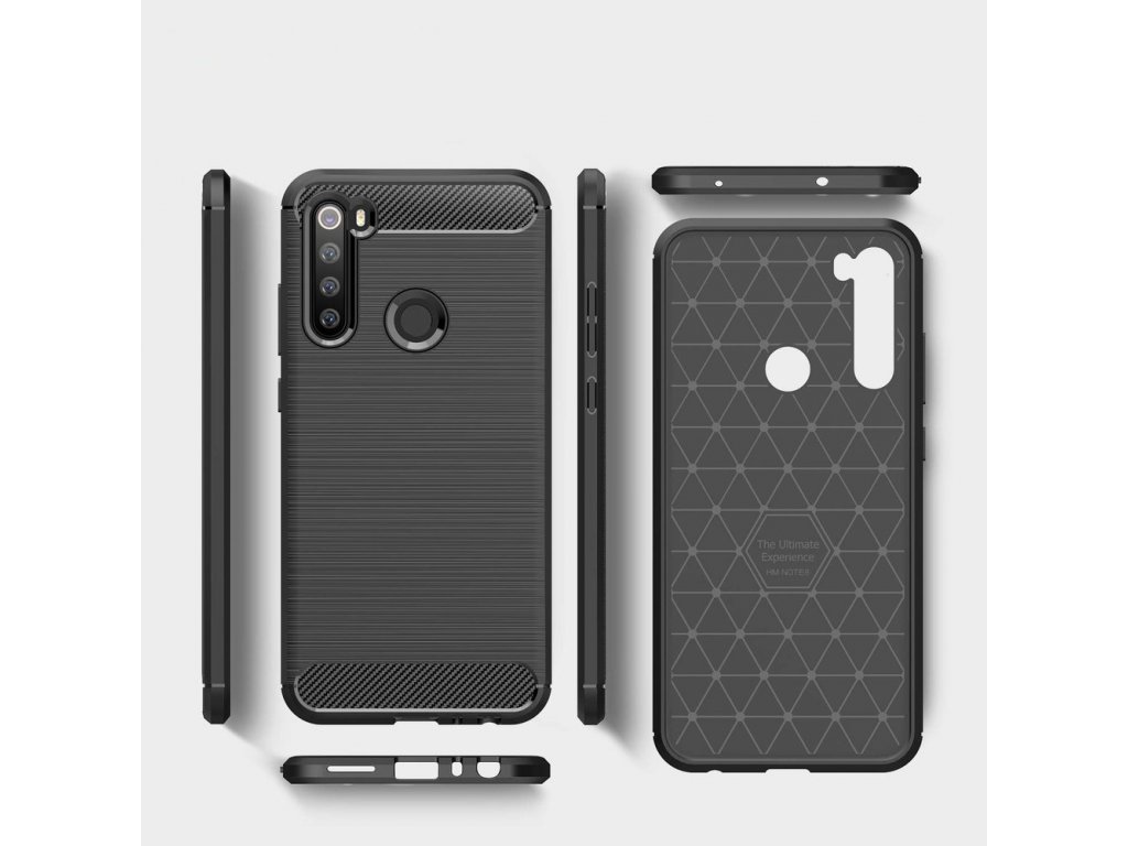 Carbon Case elastické pouzdro Xiaomi Redmi Note 8 modré