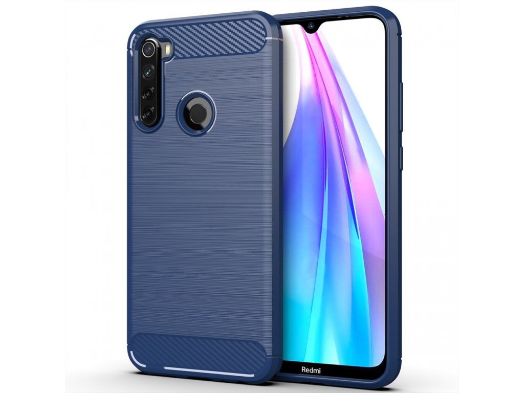 Carbon Case elastické pouzdro Xiaomi Redmi Note 8T modré