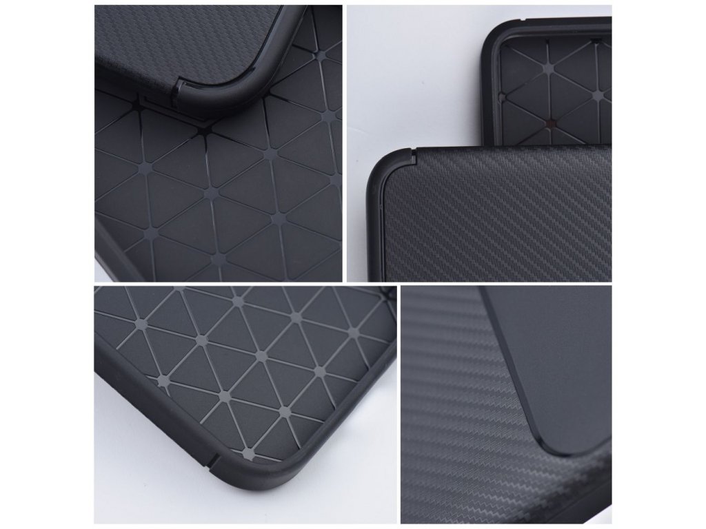 Pouzdro CARBON PREMIUM pro IPHONE 155 - černé