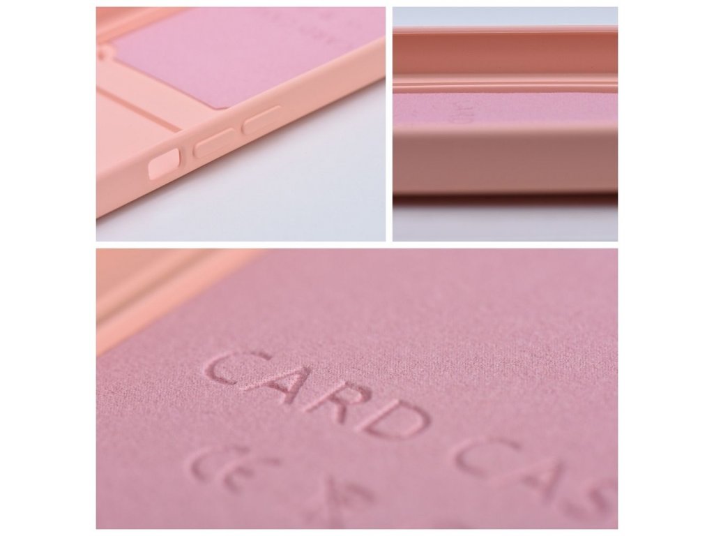 Pouzdro CARD pro IPHONE 15 - růžové