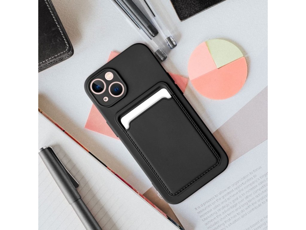 CARD Case for IPHONE 15 PLUS black