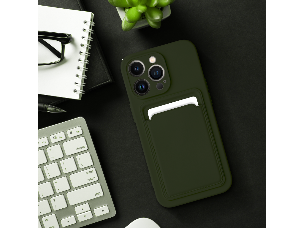 CARD Case for IPHONE 15 PLUS green